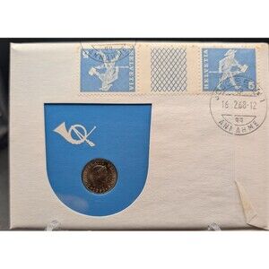 1968 Switzerland PNC – 5‑Rappen Copper‑Nickel Release – 16 DEC 1968